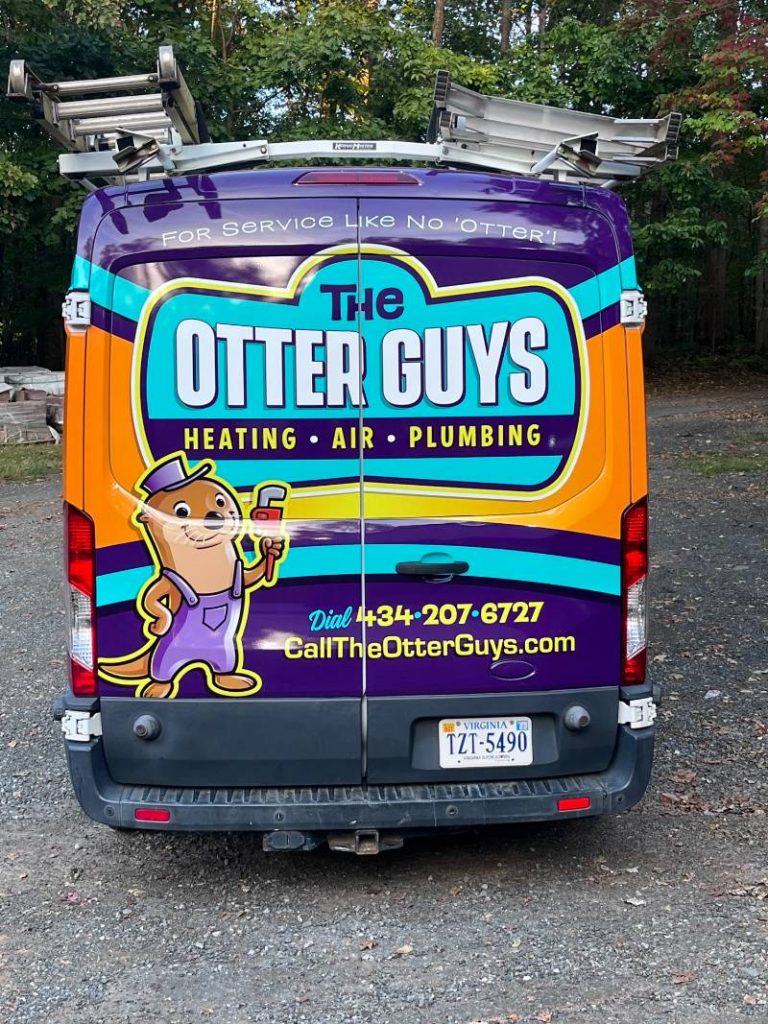 backside of the Otter van