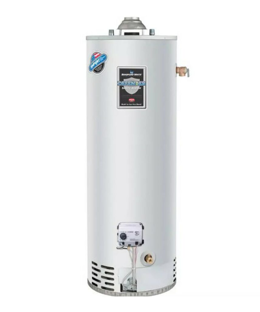 A Residential Water Heater installed by The Otter Guys, a Heating, Air Conditioning, and Plumbing company in Charlottesville, Virginia.