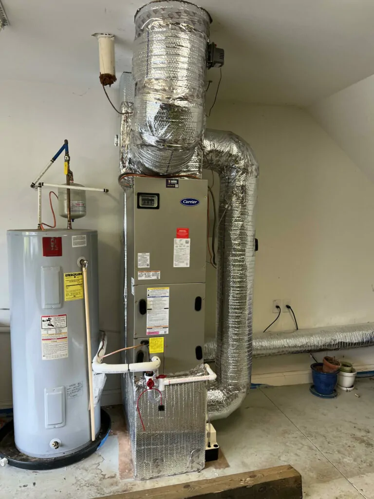 New furnace installed by The Otter Guys in Charlottesville Virginia